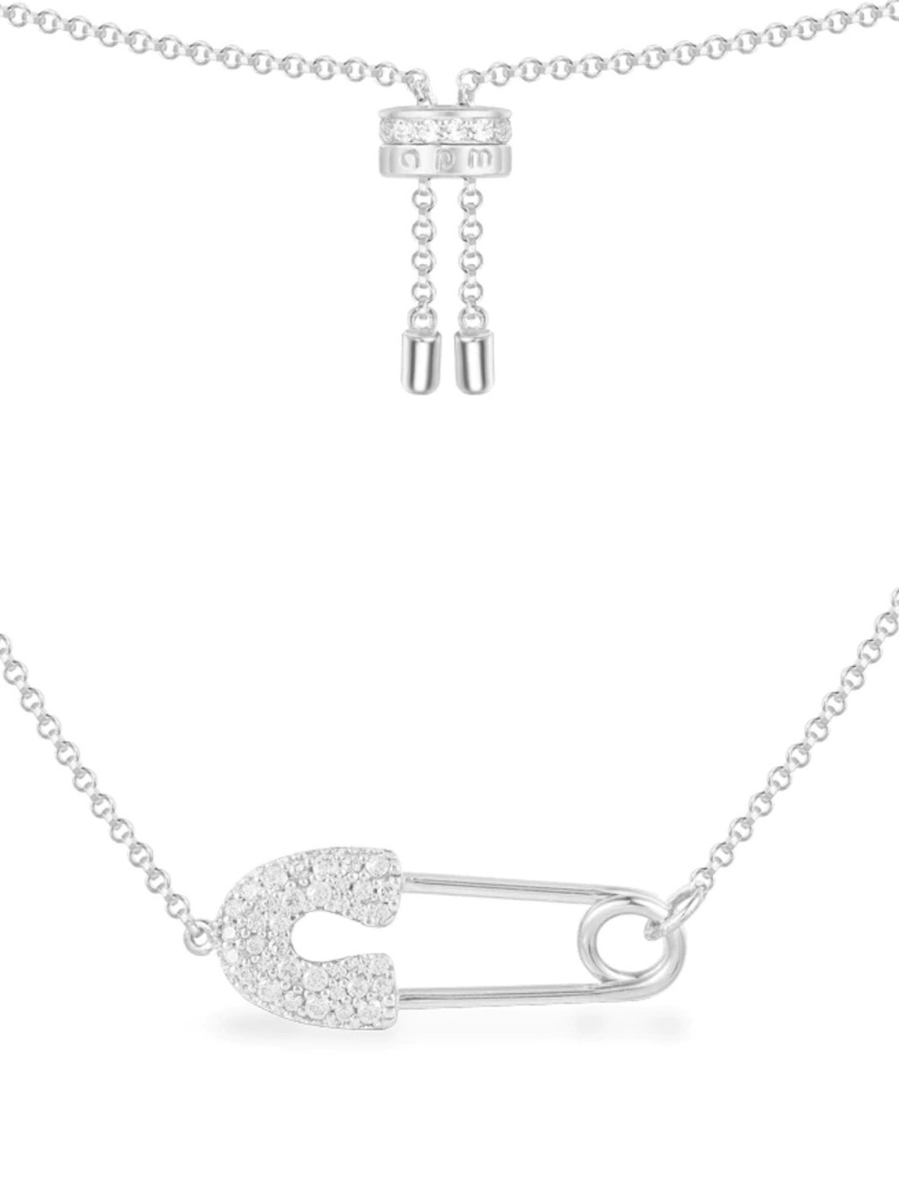 APM Monaco SAFETY PIN ADJUSTABLE
NECKLACE
